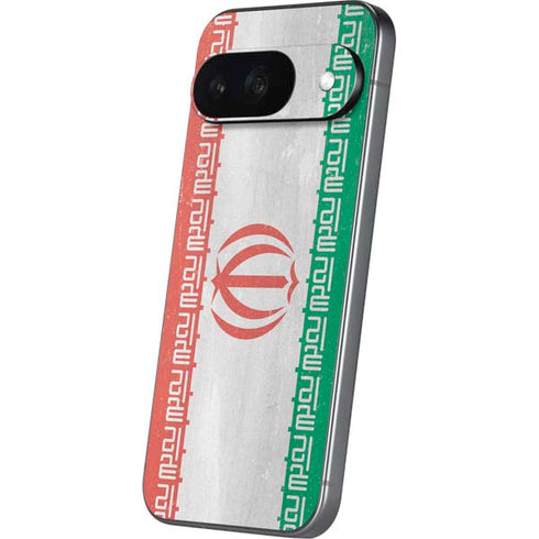 Iran Flag Distressed Google Pixel 9 Skin